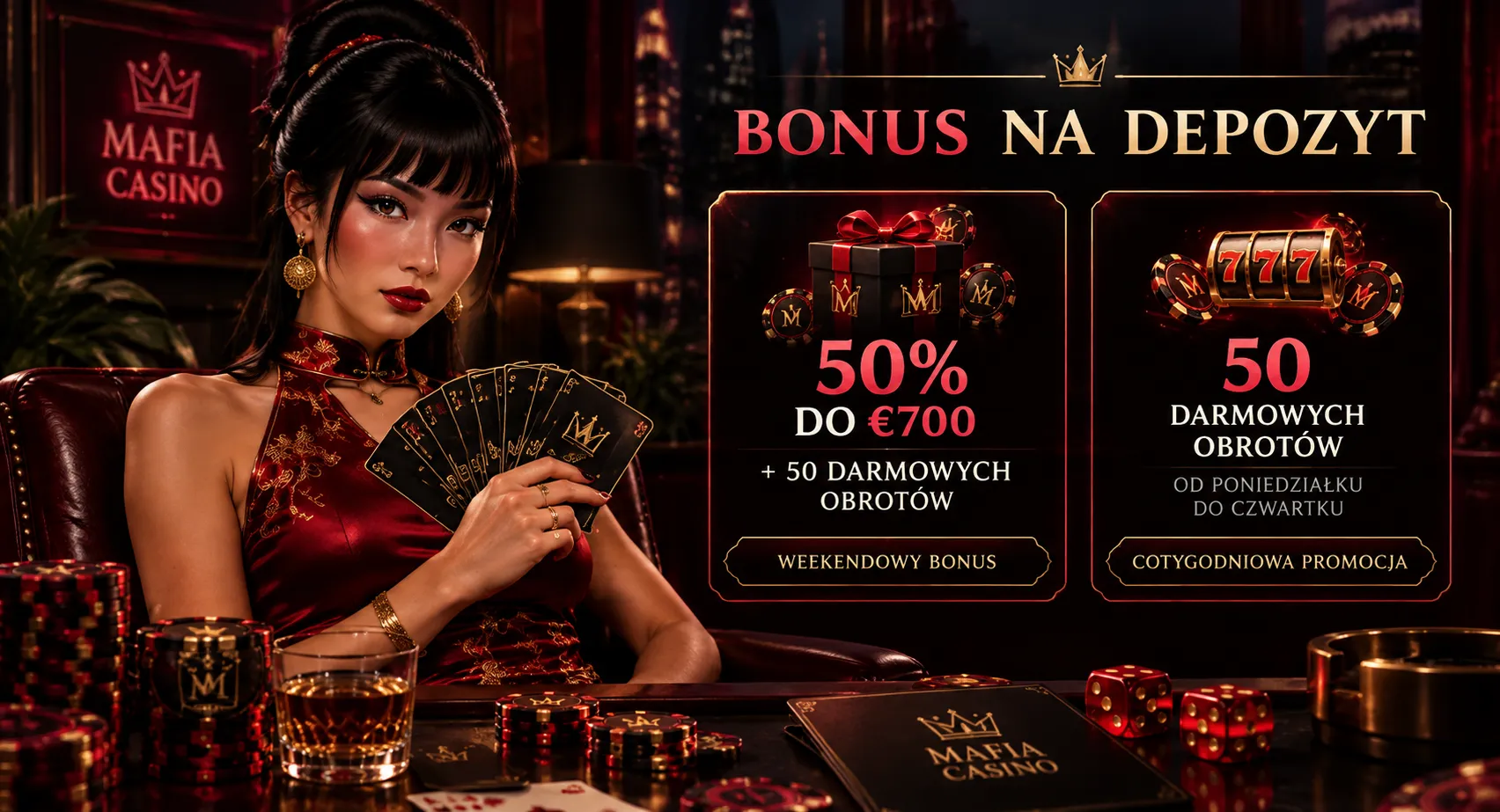 Bonus na depozyt Mafia Casino