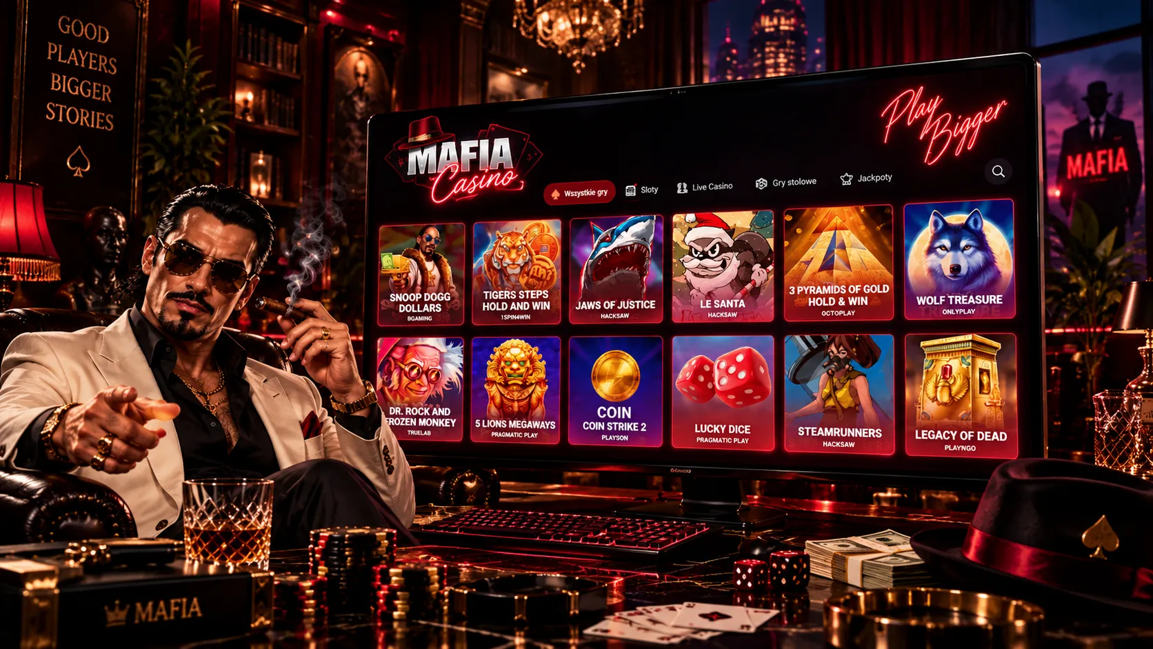 Gry w Mafia Casino PL